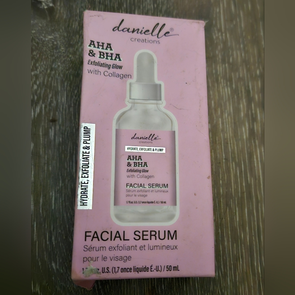Danielle Creations AHA & BHA Facial Serum — Pink Hydrating Exfoliant